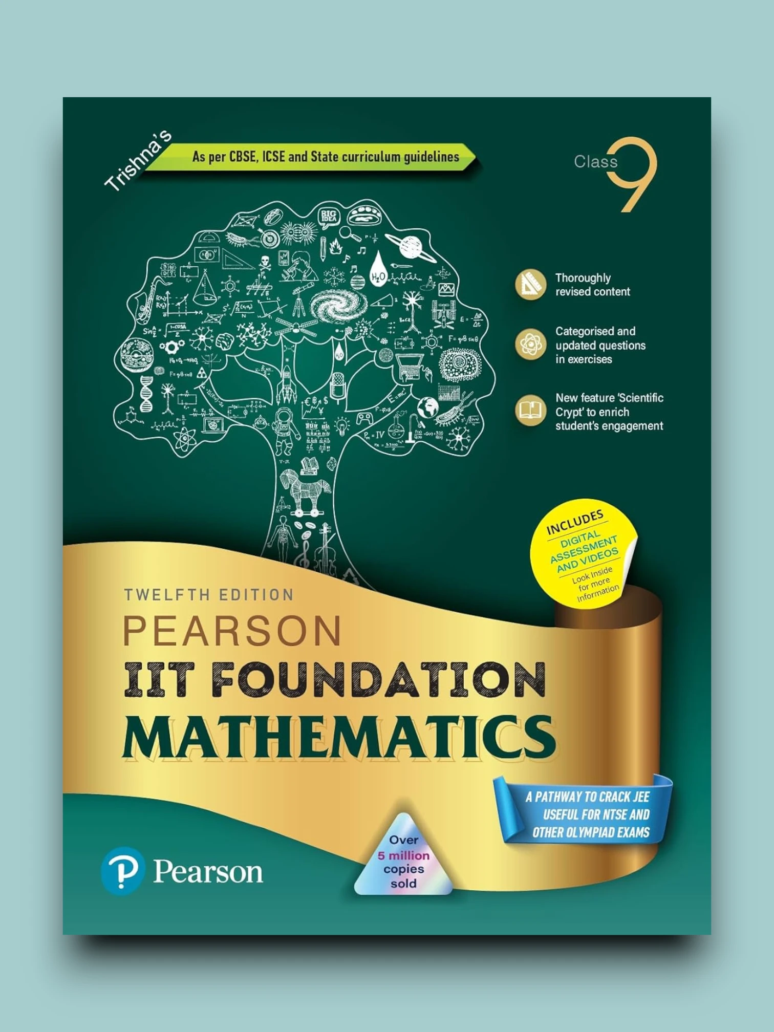 Pearson IIT Foundation'24 Mathematics Class 9