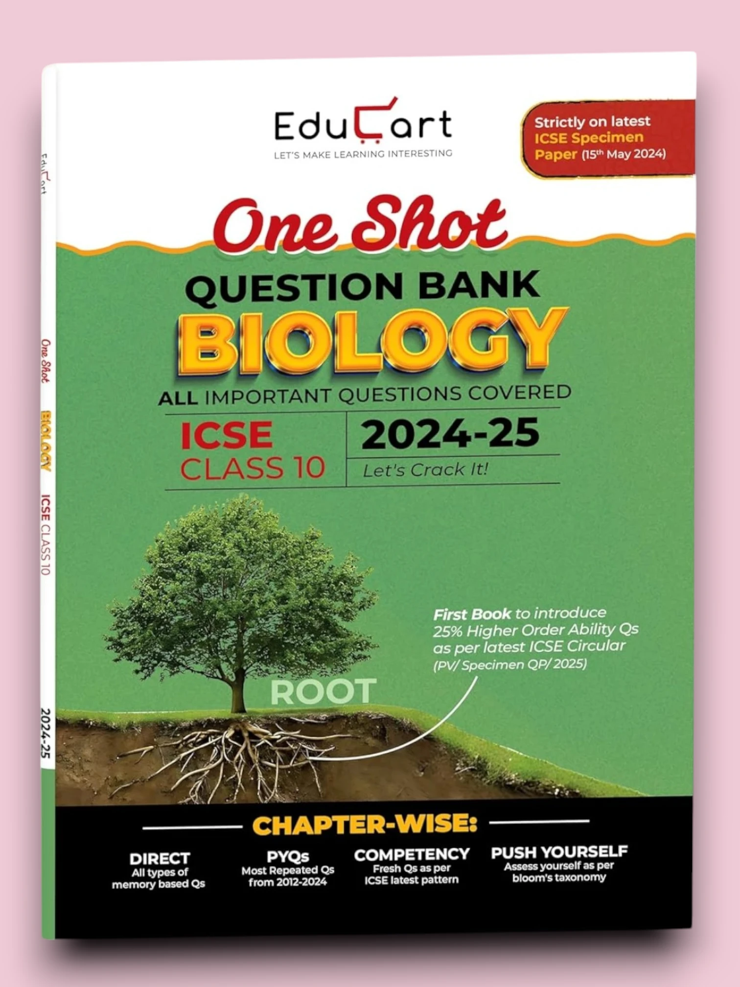 Educart ICSE Class 10 Biology One Shot Question Bank 2025