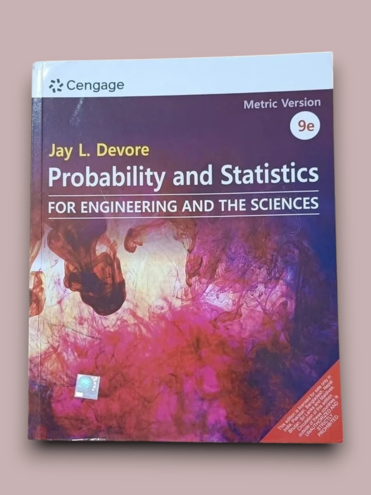 Probability and Statistics for Engineering and the Sciences 9E