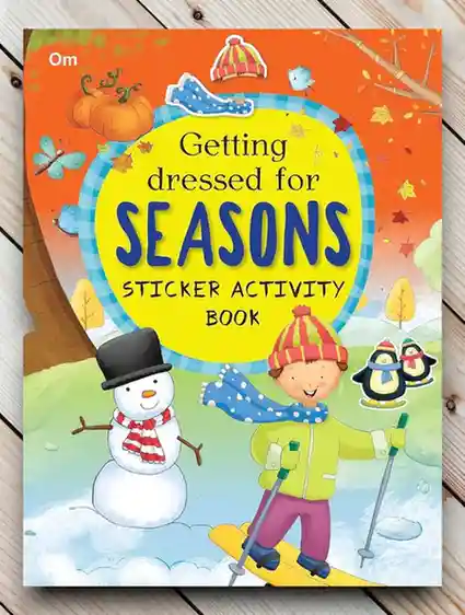 Activity book Getting Dressed for Seasons: Sticker Activity Book - Fun Activities for Kids