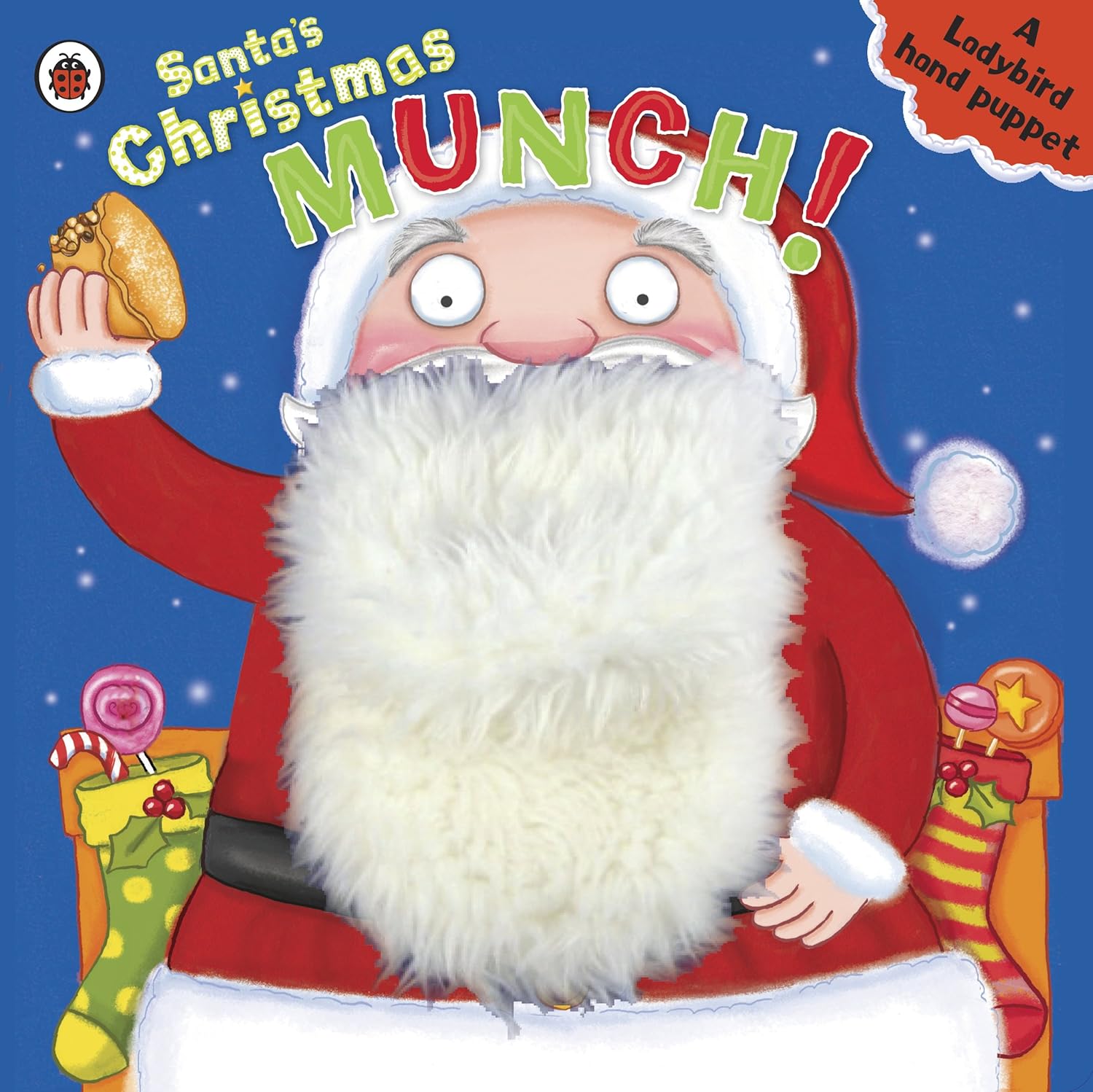 Santa's Christmas Munch Father Christmas Hand Puppet Book