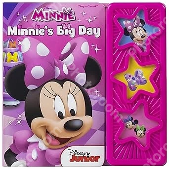 Disney - Minnie's Big Day 3-Button Star Sound Book