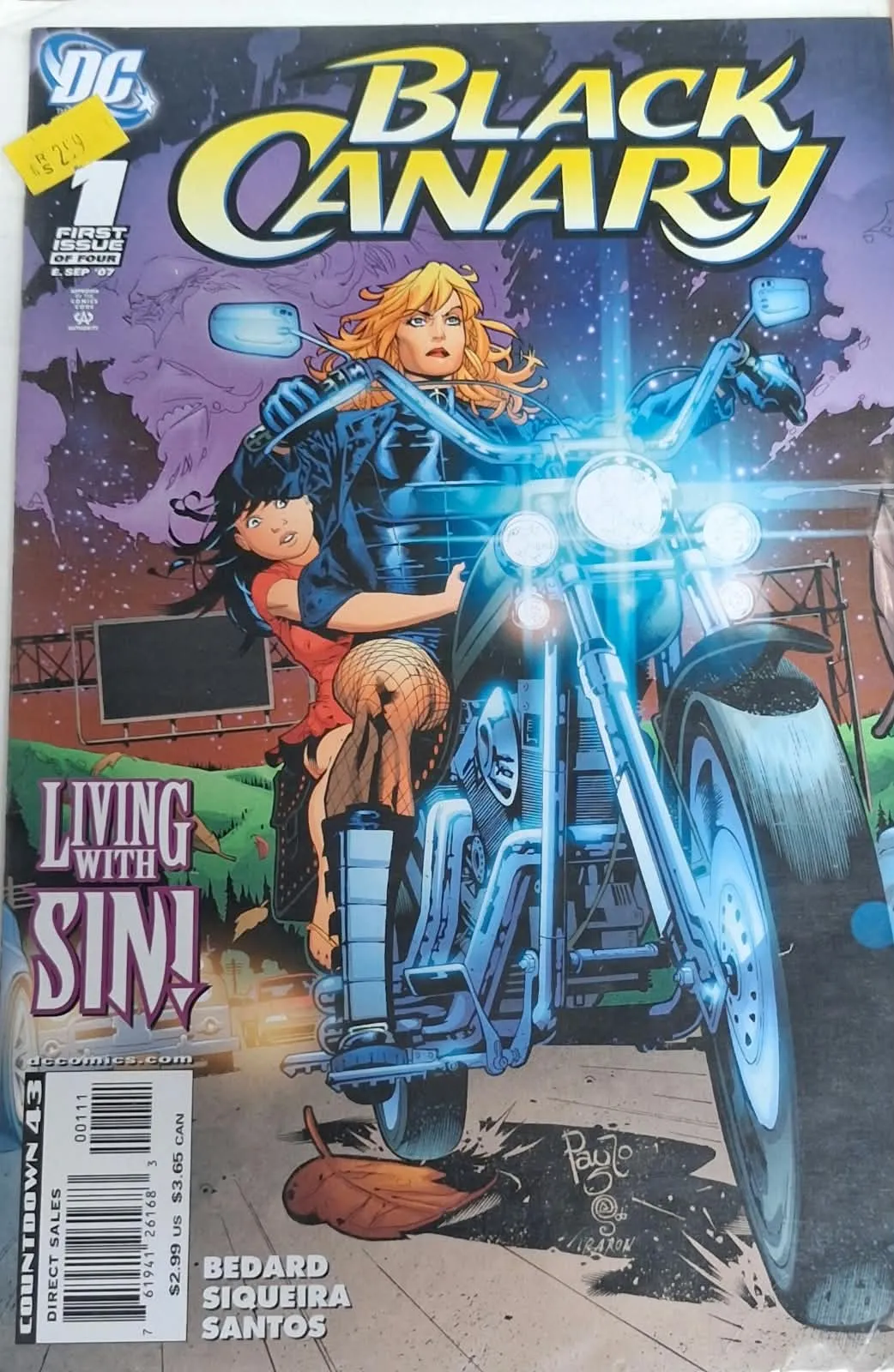 Black Canary Living with Sin!
